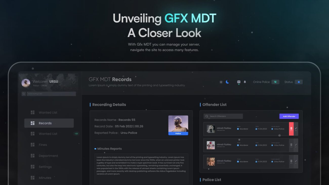 GFX MDT Excellent Design and User-Friendly Interface: Fulfilling Your Players’ Desires!