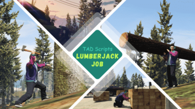 Realistic Lumberjack Job - Legal job for your Roleplay server