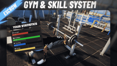 FREE FiveM GYM Script & SKILLS