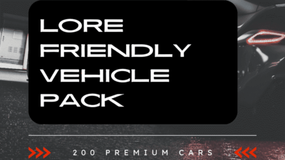 FiveM Lore Friendly Cars Pack 300+ Vehicles
