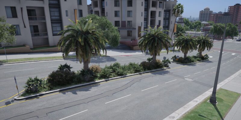 Road Vegetation around Map - Image 10