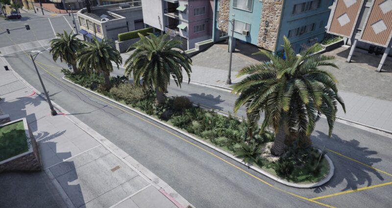 Road Vegetation around Map - Image 4