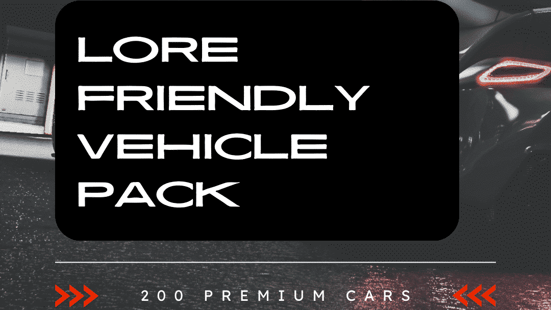 FiveM Lore Friendly Cars Pack 200+ Vehicles